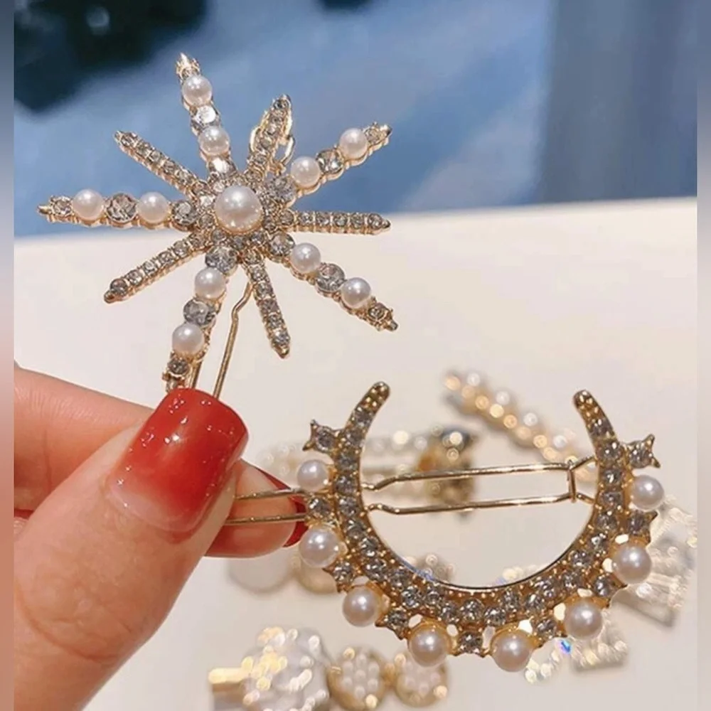 New Star fish shell Hair Pins set - Wedding 💫 ✨✨✨💕💕